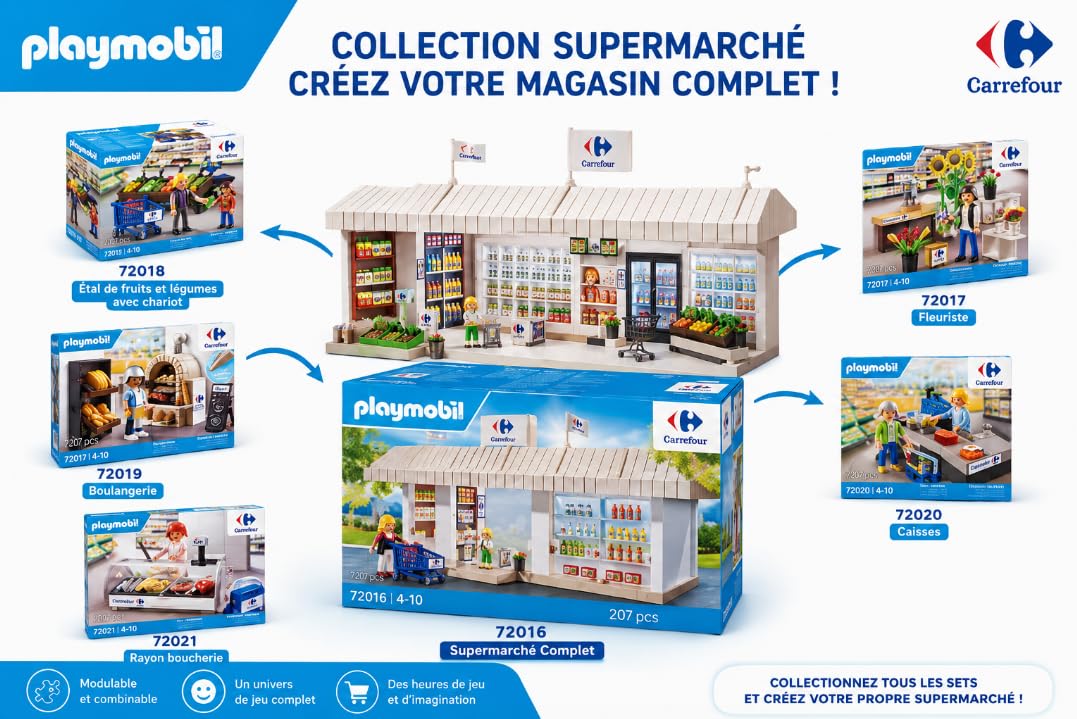 Playmobil 72017 Play Set with Figures and Accessories, Creative
